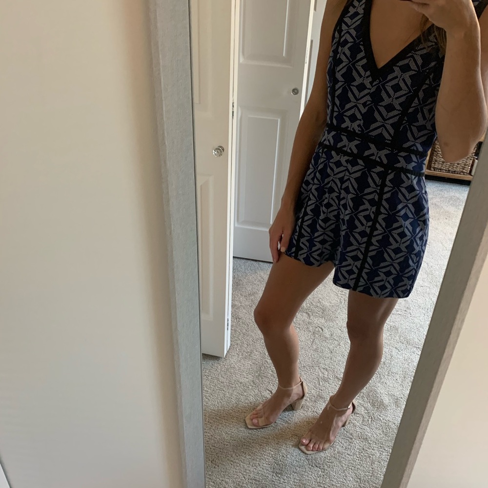 Rebecca Minkoff geometric romper
